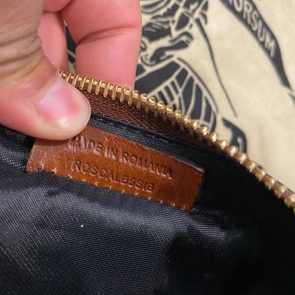Burberry Brown Tan Plaid Crossbody Bag - Picture 9 of 14